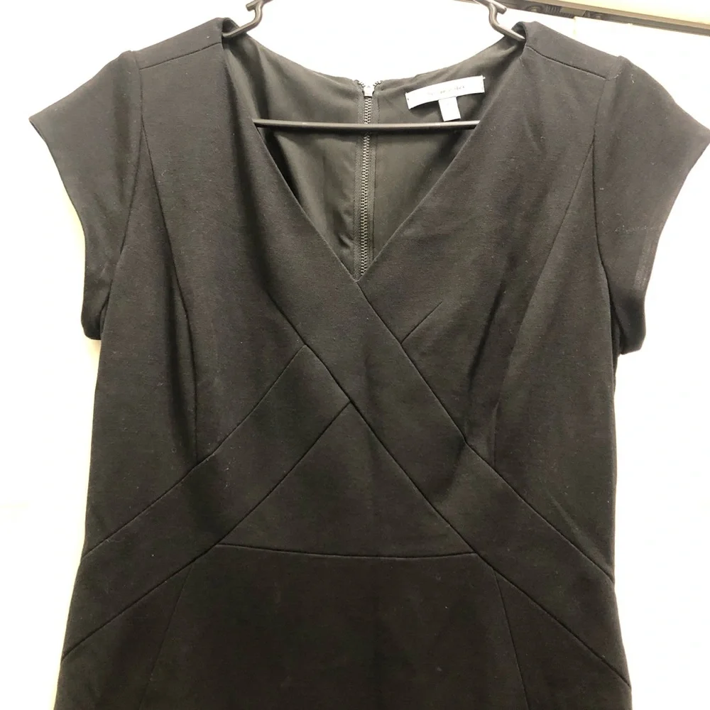 Classiques Entier Black V Neck Mini Dress size 6 - Picture 4 of 13